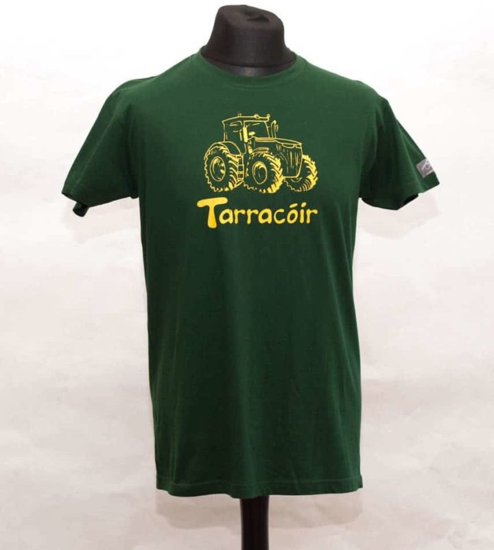 Army green mens tractor tee