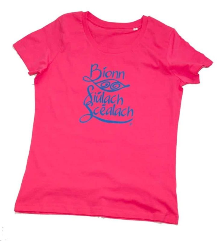 Irish Language Travel T Shirt Organic