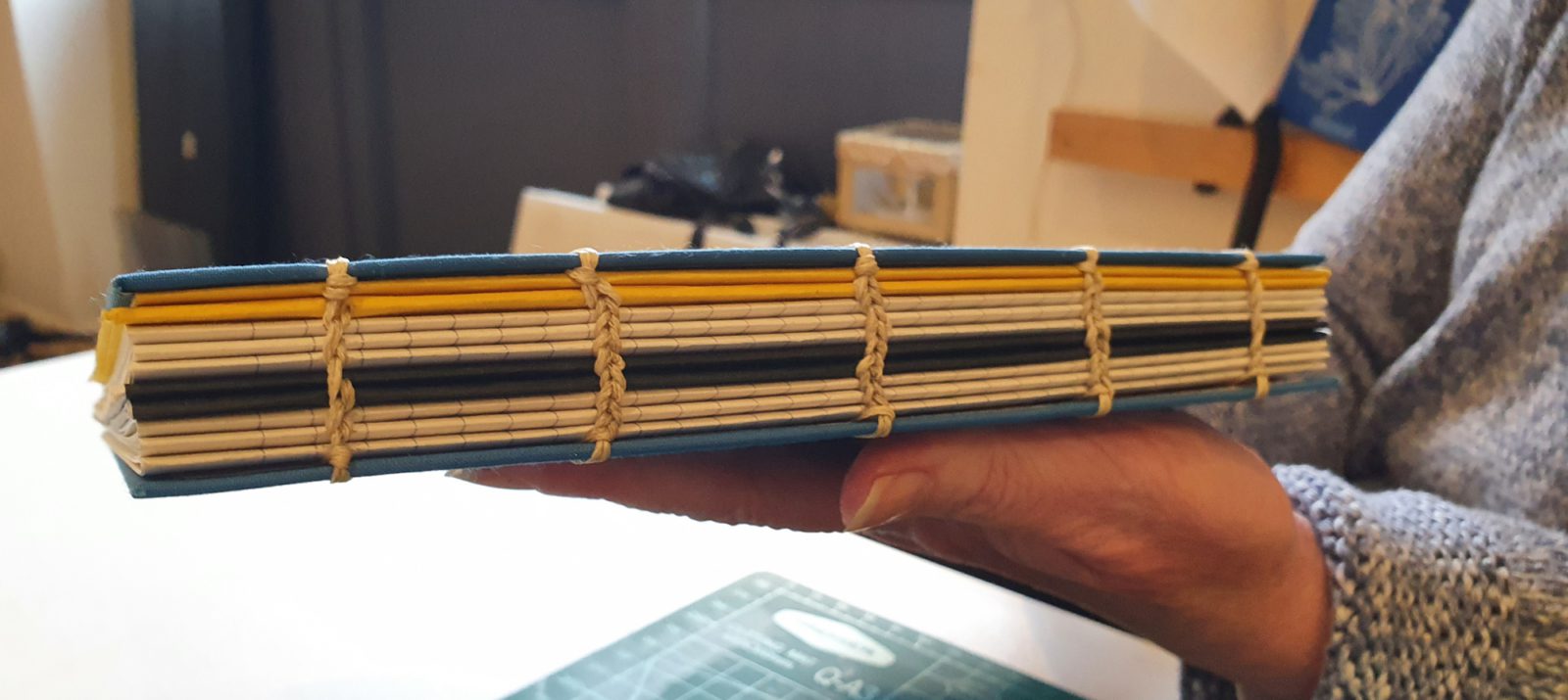 Coptic Stitch Bookbinding Blueway Art Studio