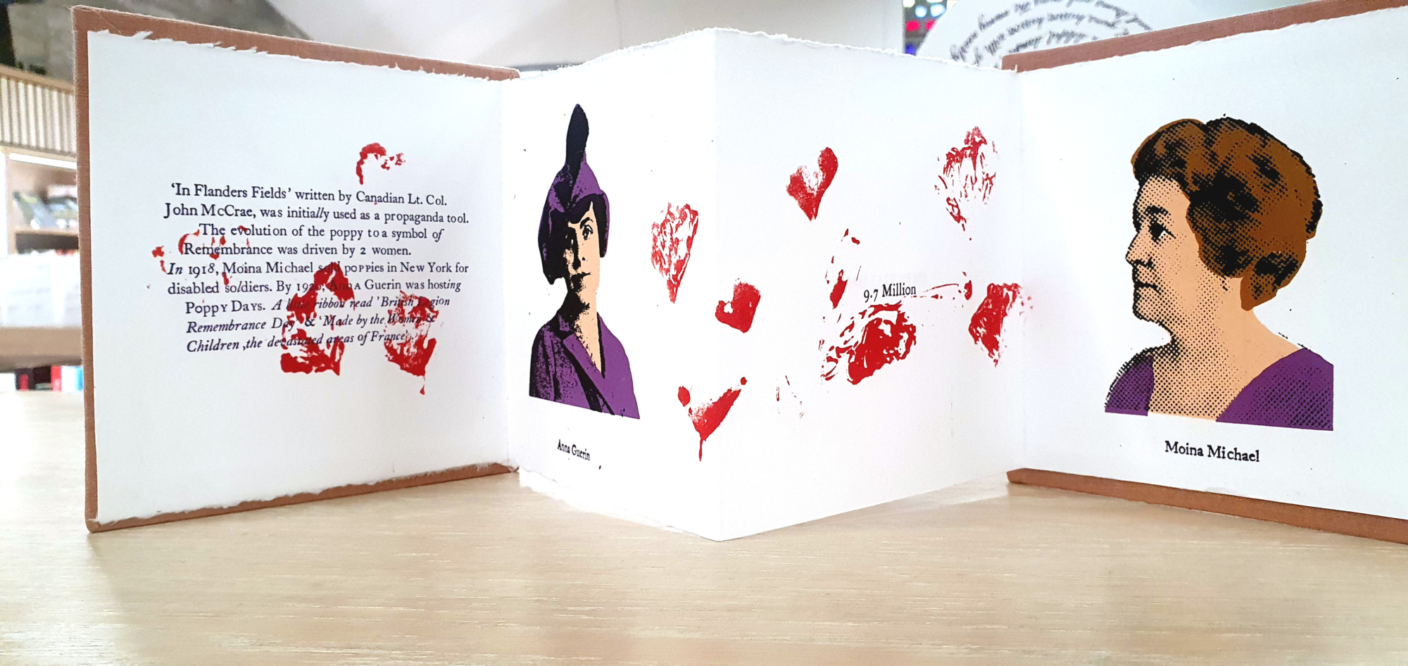 theatre of war concertina book