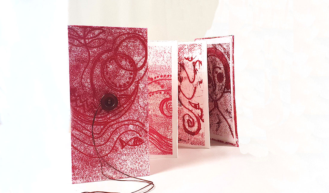 Buttonhole stitch bookbinding