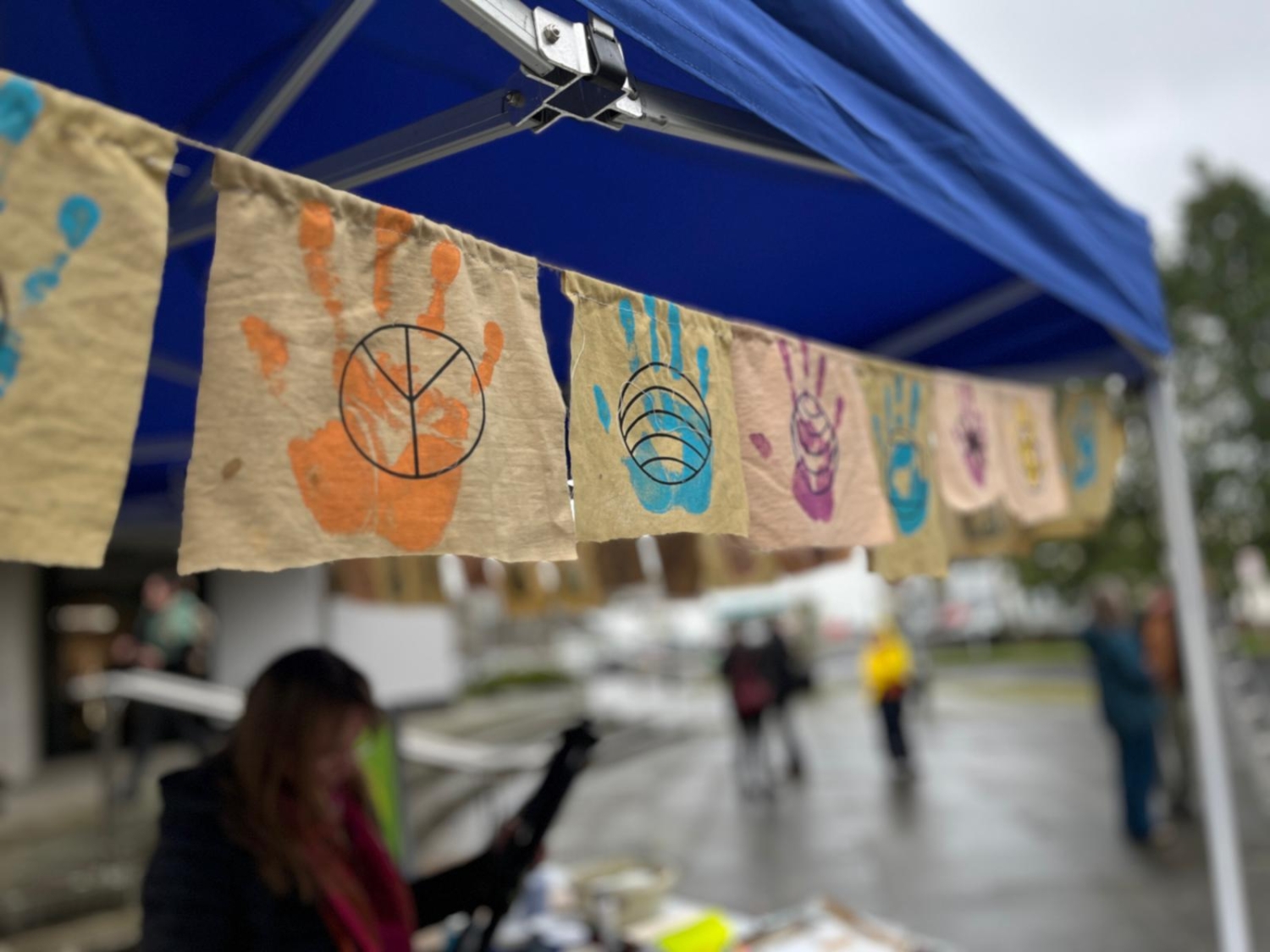 Earth Charter prayer flager